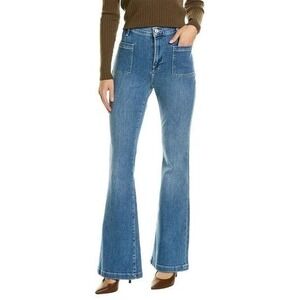 FRAME‎ Le Bardot Jonah Flare Jeans Women Blue Denim Size 27 High Rise READ